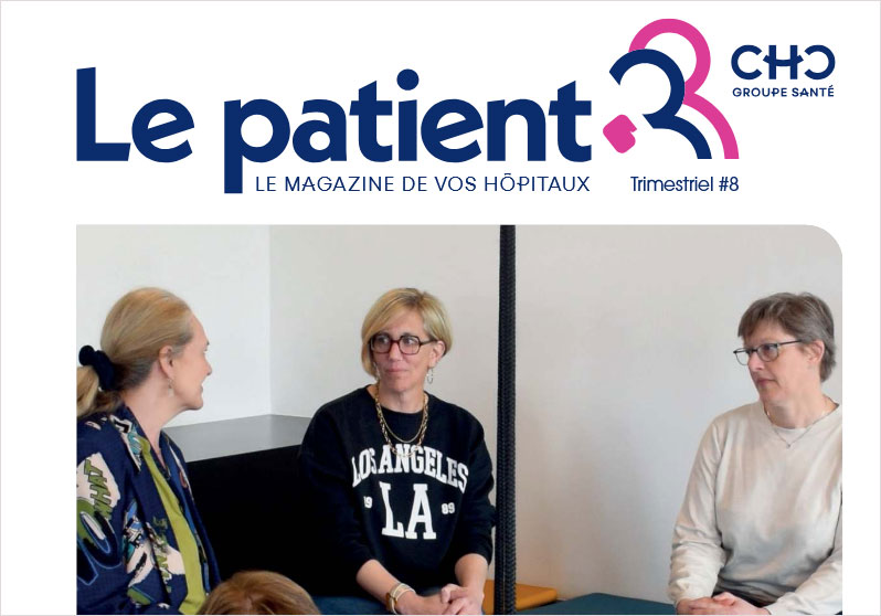 Nouveau numéro du journal Le Patient, le magazine du Groupe santé CHC
