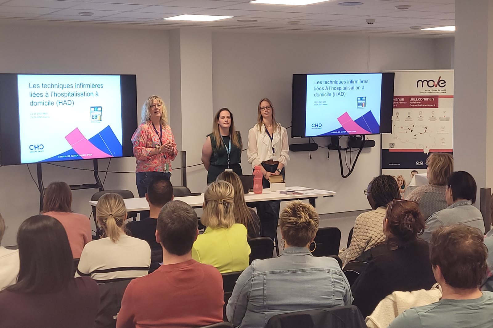 Clinique CHC Heusy: une journée de formation pour faire avancer l’hospitalisation à domicile
