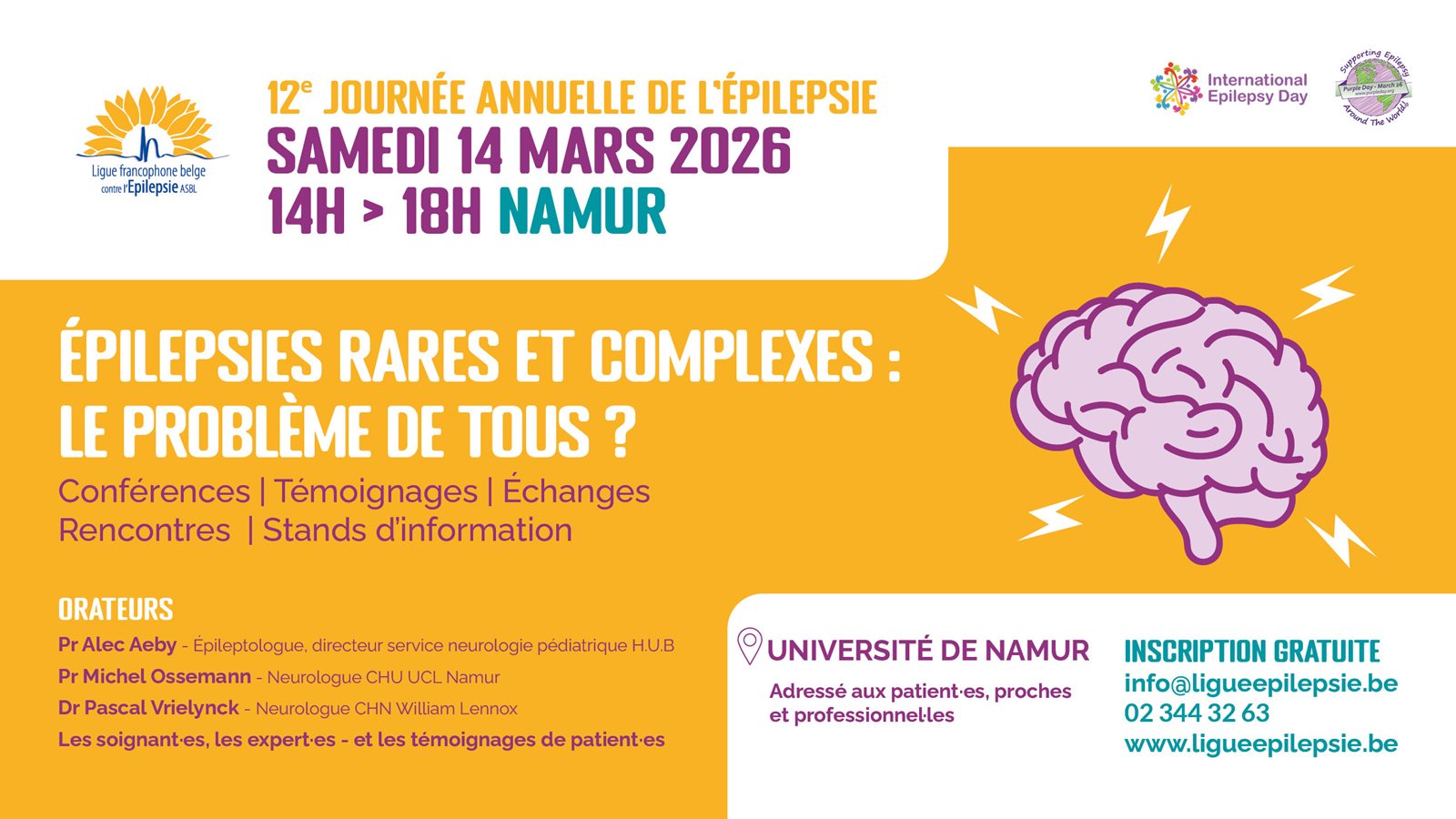 12e journée annuelle de l'épilepsie