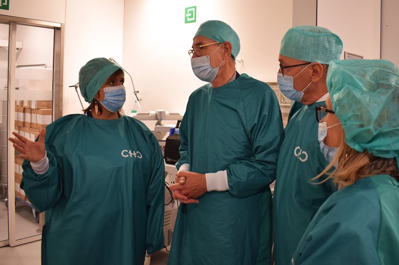 Visite du Ministre de la santé à MontLégia